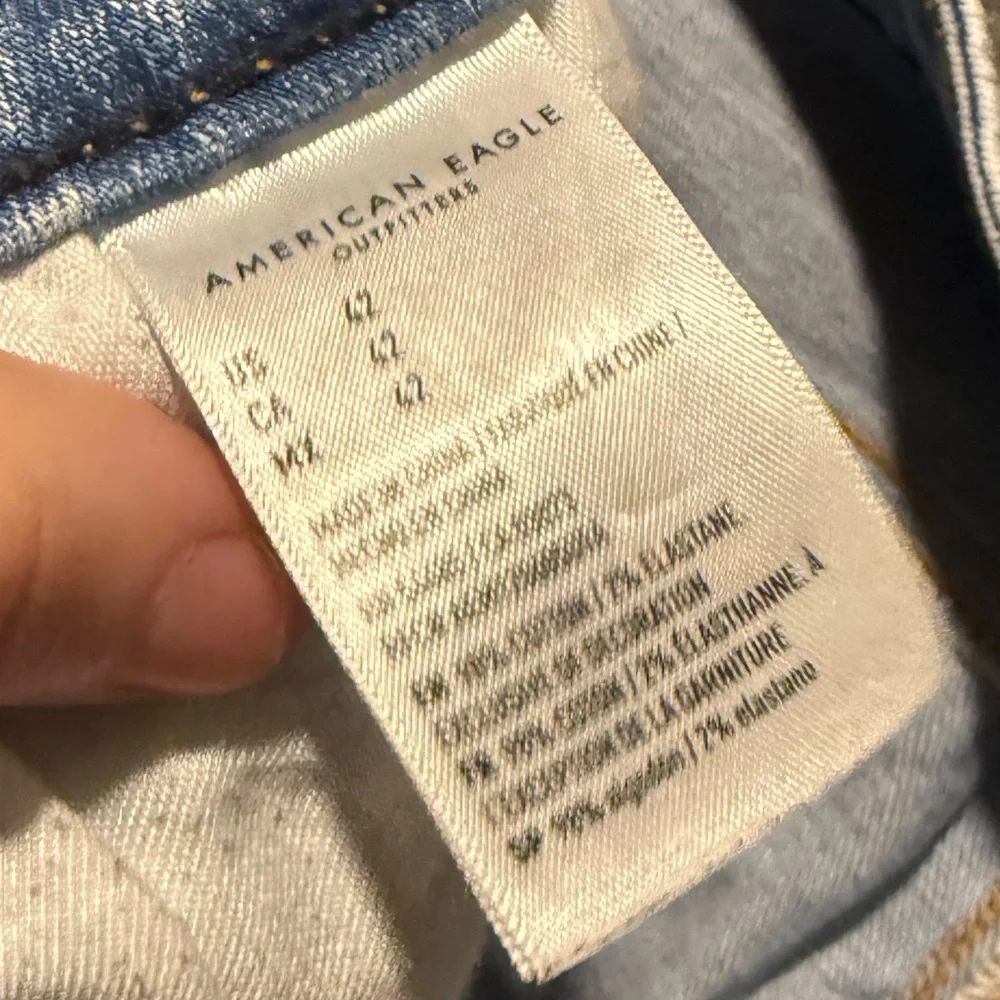 American Eagle Cut Off Jean Shorts Mens 42 blue 9
